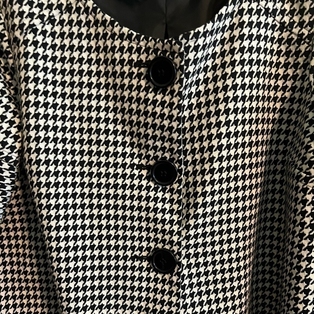 Worthington Houndstooth Jacket Size Medium - Picture 5 of 13